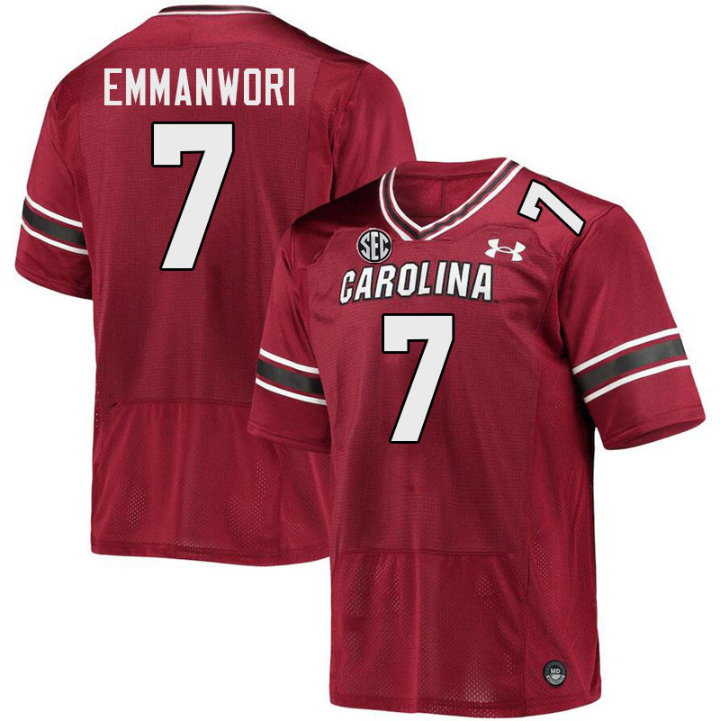 Men #7 Nick Emmanwori South Carolina Gamecocks College Football Jerseys Stitched-Garnet